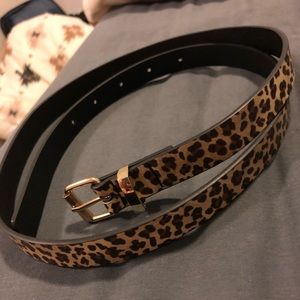 Leopard Print Belt - NWOT
